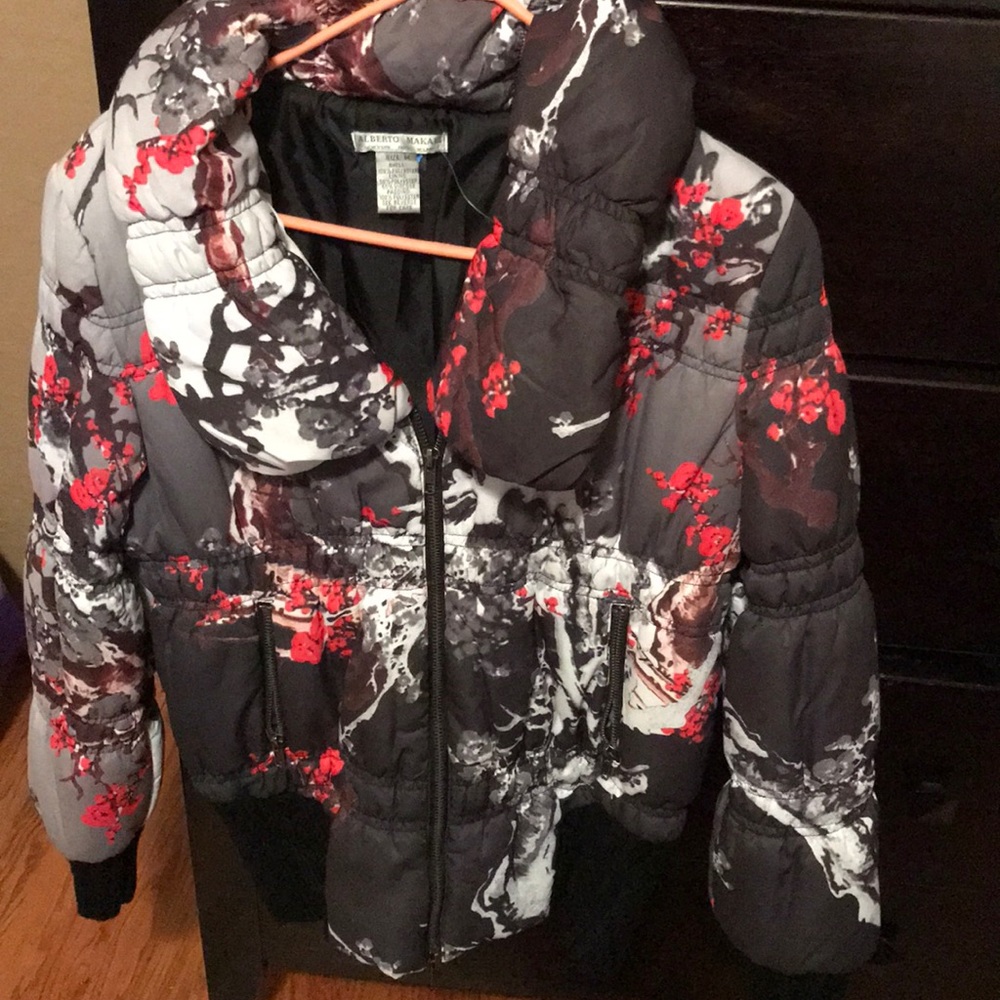 Beautiful Floral Alberto Makali jacket